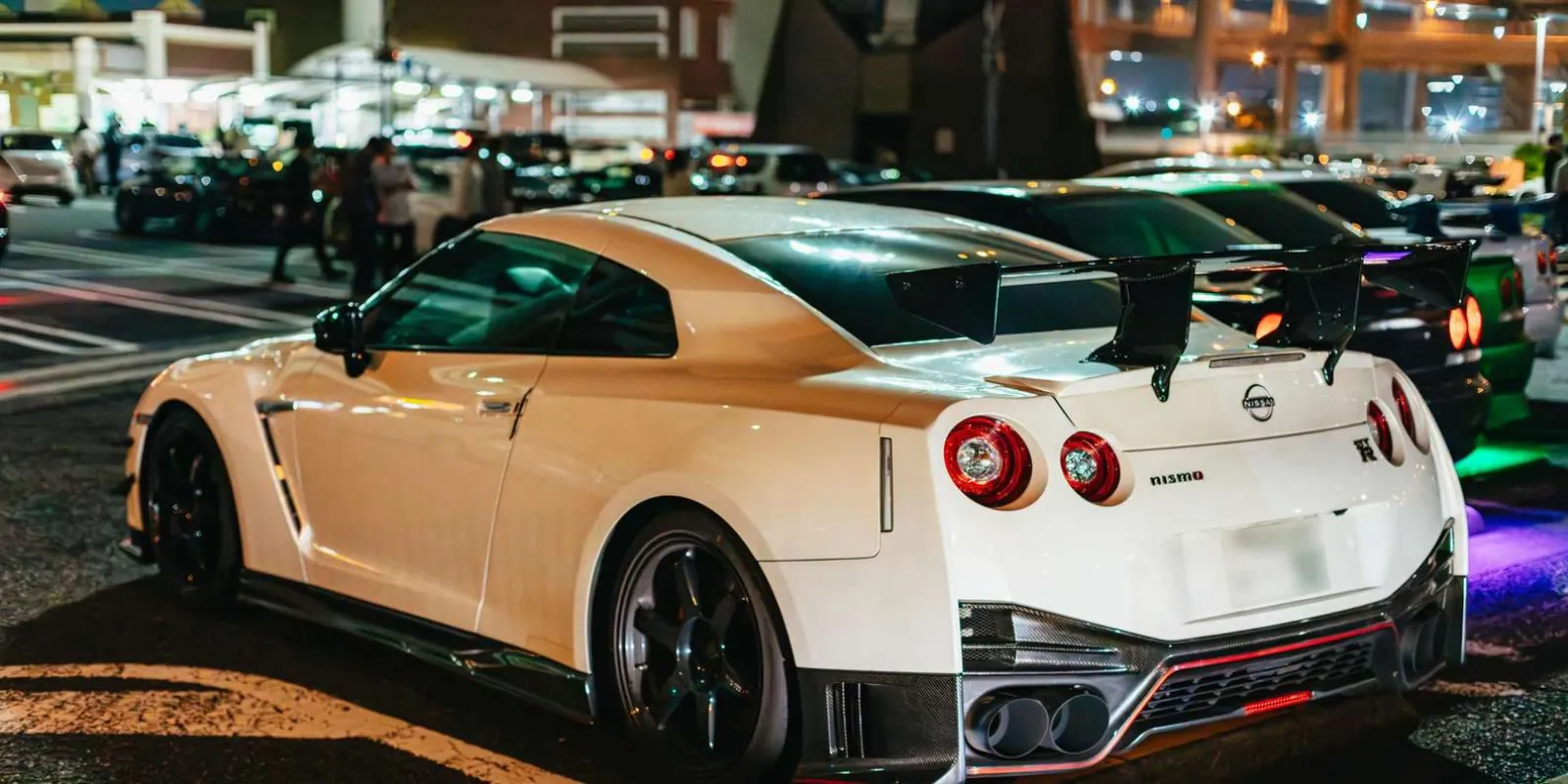 Tuned Japanese performance cars of the kind you can rent or ride in around Tokyo